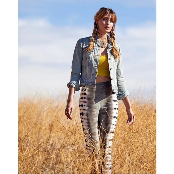 River + Sky Pants - NWT River + Sky Kickback Tie Dye Animal‎ Print Jogger Black Gray Women S
